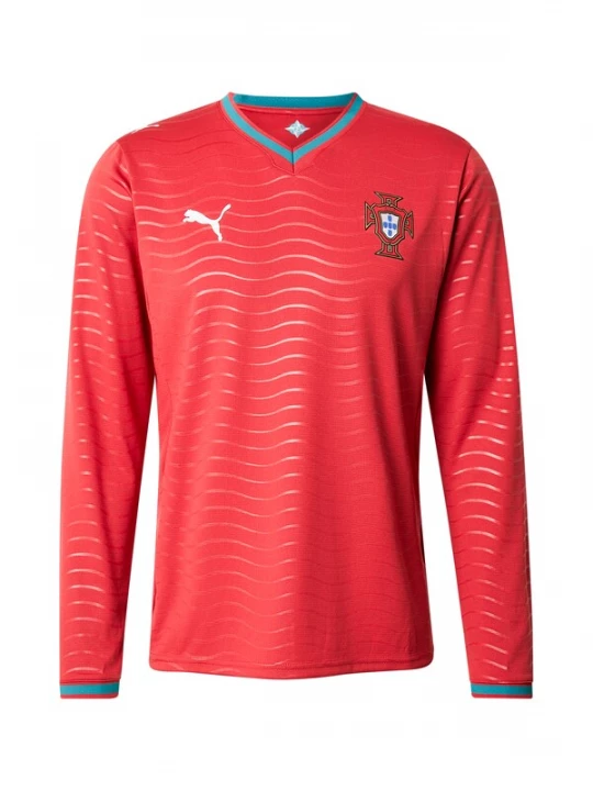 Foto van product PUMA Tricot 'Portugal 2026' cyaan blauw / vuurrood / wit