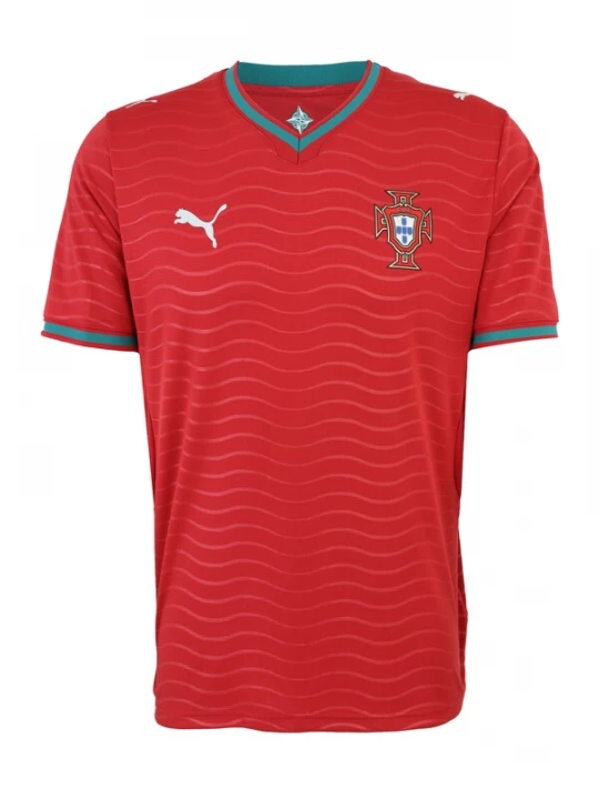 Foto van product PUMA Tricot 'Portugal 2026' smaragd / vuurrood / lichtrood / wit