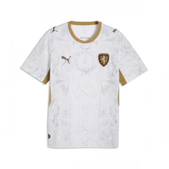 Foto van product PUMA Tricot 'Tschechien 2026' bruin / goudgeel / grijs / wit