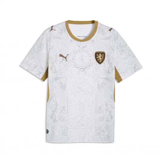 Foto van product PUMA TsjechiÃ« 2026 uitshirt voor Heren, Wit / Goud