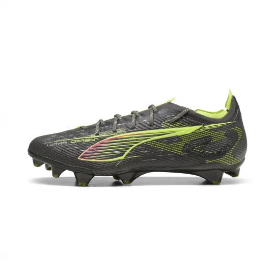 Foto van product PUMA ULTRA 5 CARBON FG voetbalschoenen voor Dames, Geel / Zilver czarny