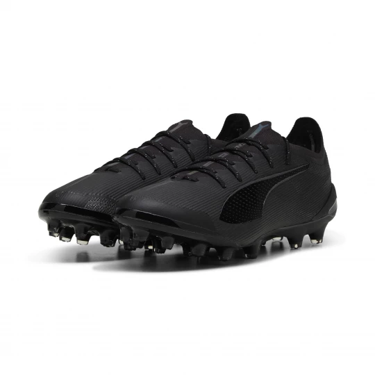 Foto van product PUMA ULTRA 5 ULTIMATE AG voetbalschoenen, Zwart / Grijs / Zilver beżowy