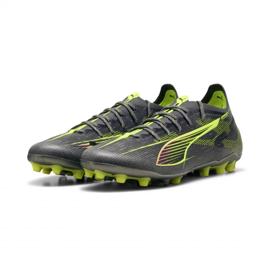 Foto van product PUMA ULTRA 5 ULTIMATE MG voetbalschoenen, Geel / Zilver