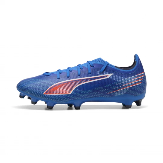 Foto van product PUMA ULTRA 6 MATCH FG / AG uniseks voetbalschoenen, Blauw / Rood / Wit beżowy