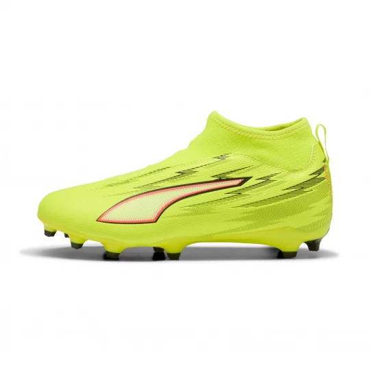 Foto van product PUMA ULTRA 6 MATCH+ FG / AG voetbalschoenen zonder veters, Zwart / Rood / Geel beżowy