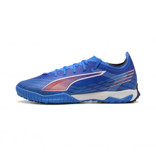 Foto van product PUMA ULTRA 6 MATCH TT uniseks voetbalschoenen, Blauw / Rood / Wit beżowy