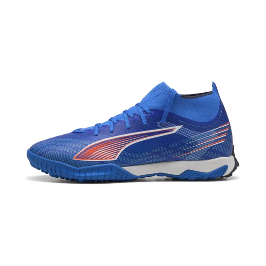 Foto van product PUMA ULTRA 6 MATCH+ TT uniseks voetbalschoenen, Blauw / Rood / Wit beżowy