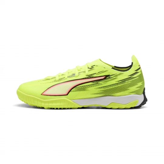 Foto van product PUMA ULTRA 6 MATCH TT uniseks voetbalschoenen, Zwart / Rood / Geel beżowy