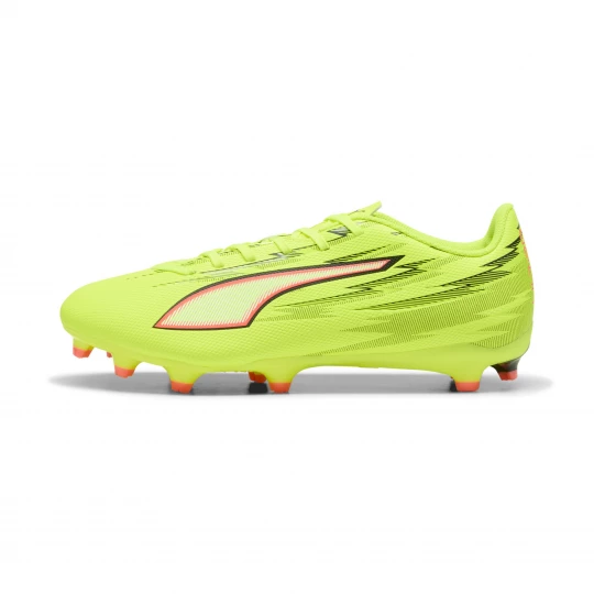 Foto van product PUMA ULTRA 6 PLAY FG / AG voetbalschoenen uniseks, Zwart / Rood / Geel