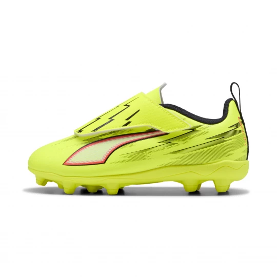 Foto van product PUMA ULTRA 6 PLAY FG / AG voetbalschoenen, Zwart / Rood / Geel