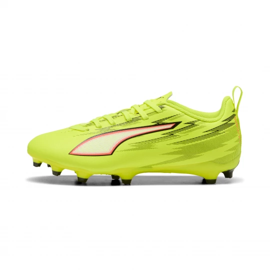 Foto van product PUMA ULTRA 6 PLAY FG / AG voetbalschoenen, Zwart / Rood / Geel