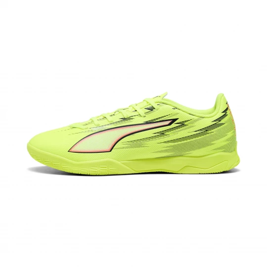 Foto van product PUMA ULTRA 6 PLAY IT uniseks voetbalschoenen, Zwart / Rood / Geel