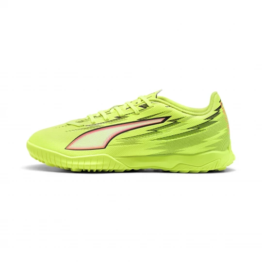 Foto van product PUMA ULTRA 6 PLAY TT uniseks voetbalschoenen, Zwart / Rood / Geel