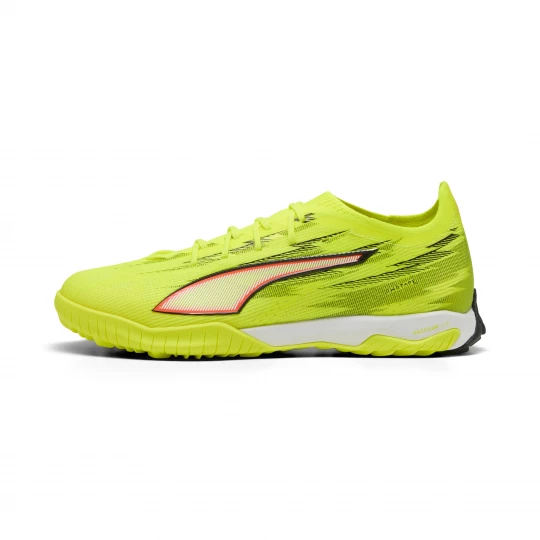 Foto van product PUMA ULTRA 6 PRO CAGE uniseks voetbalschoenen, Zwart / Rood / Geel