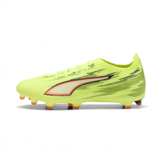 Foto van product PUMA ULTRA 6 PRO FG uniseks voetbalschoenen, Zwart / Rood / Geel