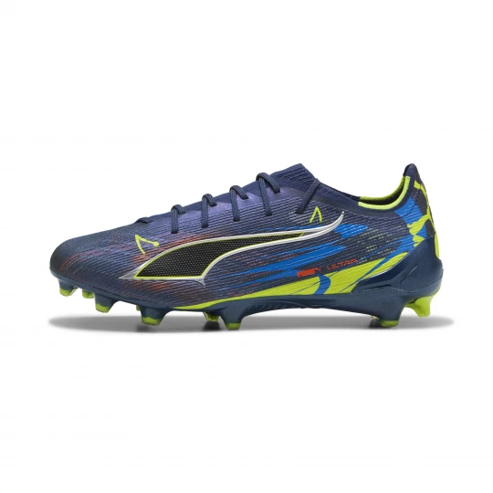 Foto van product PUMA ULTRA 6 ULTIMATE DARE TO FG uniseks voetbalschoenen, Blauw / Zwart / Zilver