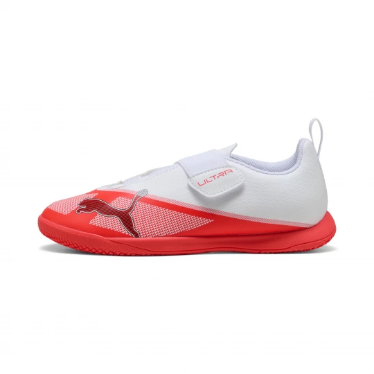 Foto van product PUMA ULTRA 7 PLAY IT voetbalschoenen, Zwart / Rood / Wit