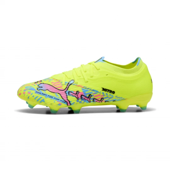 Foto van product PUMA ULTRA NITROâ¢ 7 MATCH ADVANCED LEVEL FG / AG voetbalschoenen, Blauw / Roze / Wit