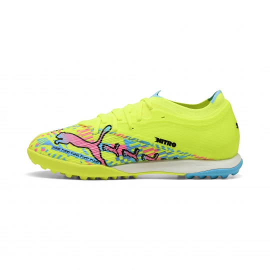 Foto van product PUMA ULTRA NITROâ¢ 7 MATCH ADVANCED LEVEL TT voetbalschoenen, Blauw / Roze / Wit