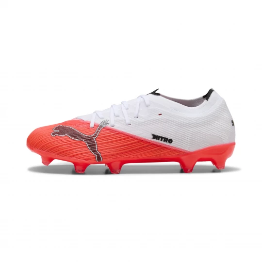 Foto van product PUMA ULTRA NITROâ¢ 7 MATCH FG / AG voetbalschoenen, Zwart / Rood / Wit