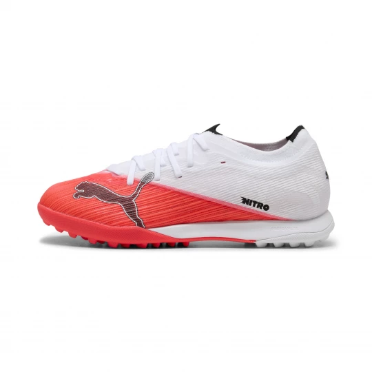 Foto van product PUMA ULTRA NITROâ¢ 7 MATCH TT voetbalschoenen, Zwart / Rood / Wit