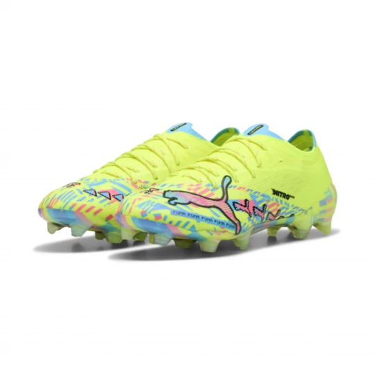 Foto van product PUMA ULTRA NITROâ¢ 7 ULTIMATE ADVANCED LEVEL FG voetbalschoenen, Blauw / Roze / Wit