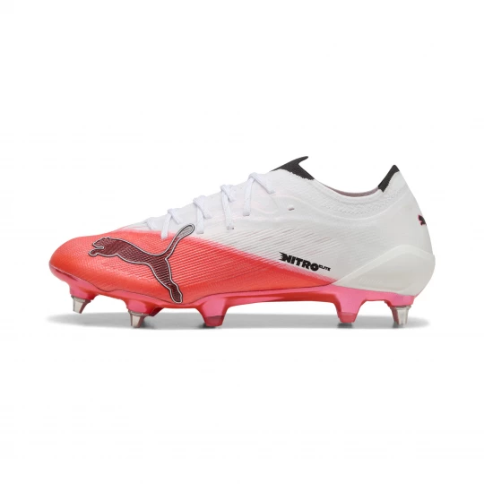 Foto van product PUMA ULTRA NITROâ¢ 7 ULTIMATE MxSG voetbalschoenen, Zwart / Rood / Wit