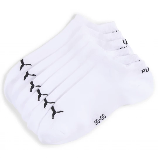 Foto van product PUMA Uniseks sneakersokken (set van 6), Wit