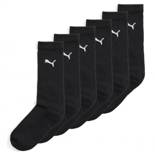 Foto van product PUMA Unisex Crew Socks (6-pack), Zwart