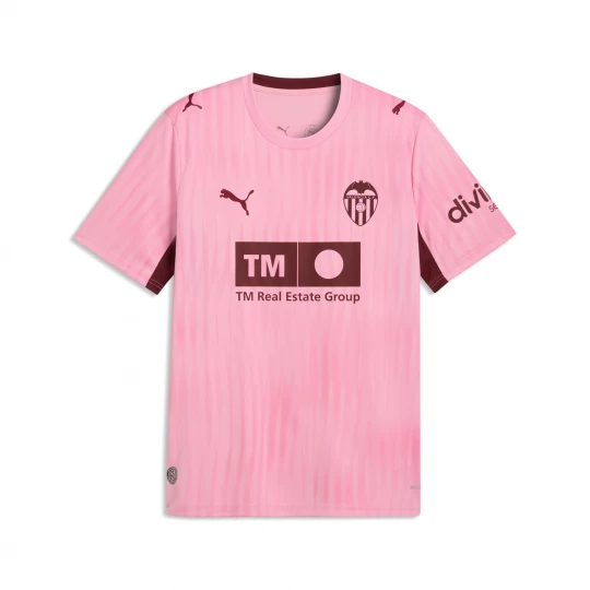 Foto van product PUMA Valencia CF 26 / 27 derde voetbalshirt voor Heren, Roze / Rood