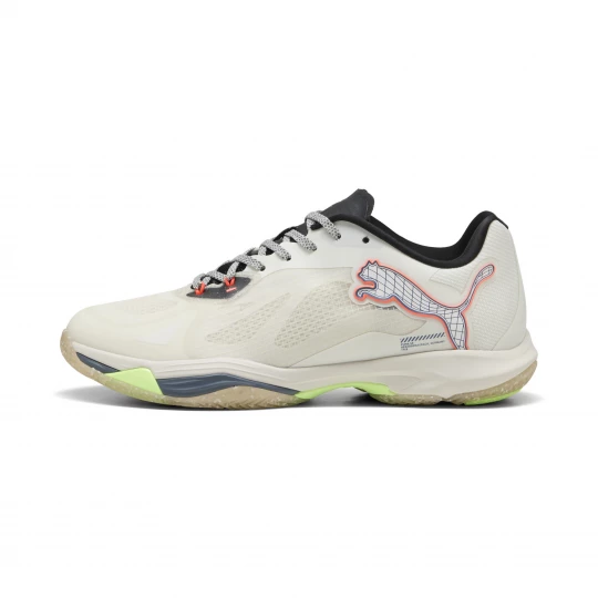 Foto van product PUMA Vantage NITROâ¢ FOREVER. BETTER. Handbalschoenen Uniseks, Blauw / Groen / Grijs