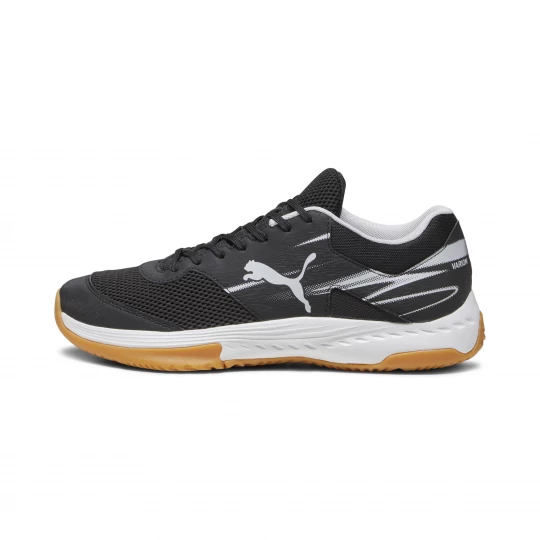 Foto van product PUMA Varion II handbalschoenen, Zwart / Grijs / Geel
