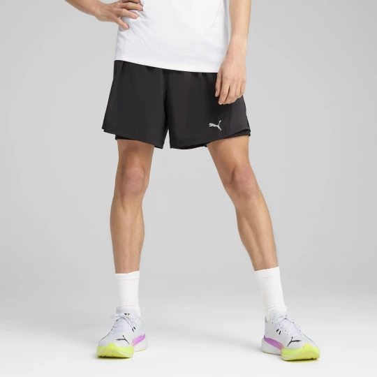 Foto van product PUMA VELOCITY 2-in-1-hardloopshort voor Heren, Zwart