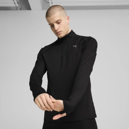 Foto van product PUMA VELOCITY CLOUDSPUN hardlooptop met kwartrits voor Heren, Zwart