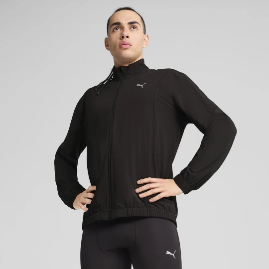 Foto van product PUMA VELOCITY geweven hardloopjack voor Heren, Zwart