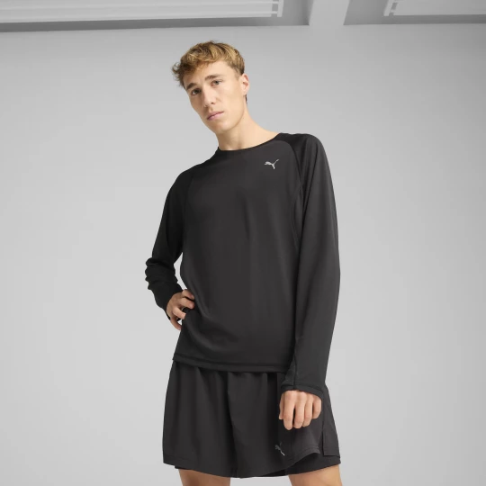 Foto van product PUMA VELOCITY hardloopshirt met lange mouwen voor Heren, Zwart