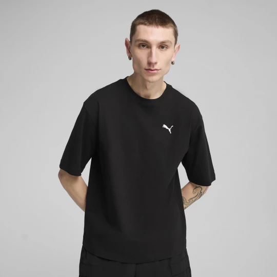 Foto van product PUMA WARDROBE ESS Boxy T-shirt voor Heren, Zwart