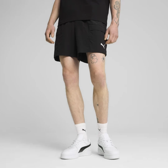 Foto van product PUMA WARDROBE ESS Relaxed cargoshort voor Heren, Zwart