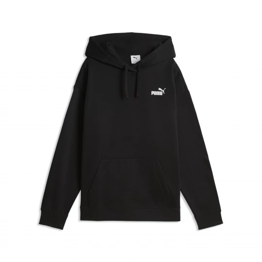 Foto van product PUMA Wardrobe Essentials relaxte fleece hoodie voor Dames, Zwart