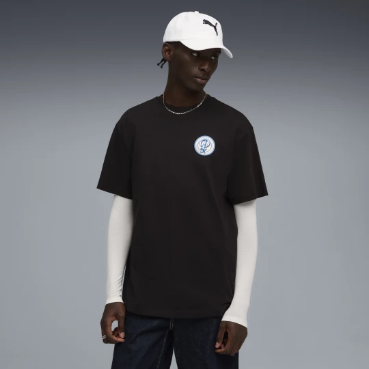 Foto van product PUMA Wardrobe Essentials Sports Legacy relaxed T-shirt voor Heren, Zwart