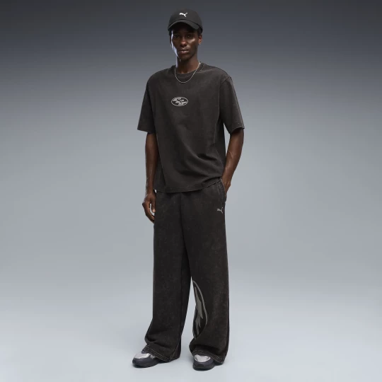Foto van product PUMA Wide Graphic broek Uniseks, Zwart