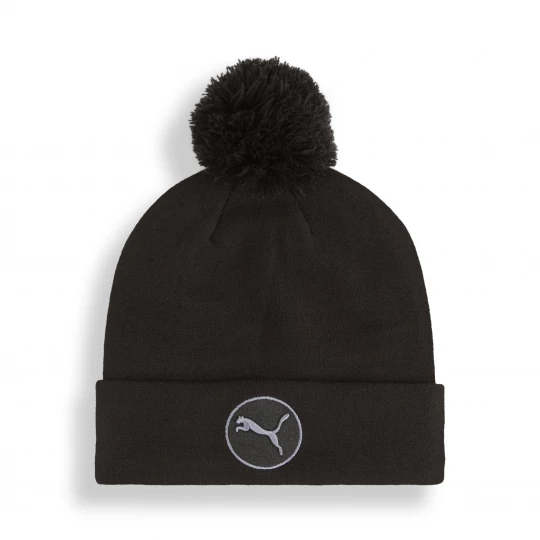 Foto van product PUMA WRMLBL golfbeanie met afneembare pompon voor Heren, Zwart