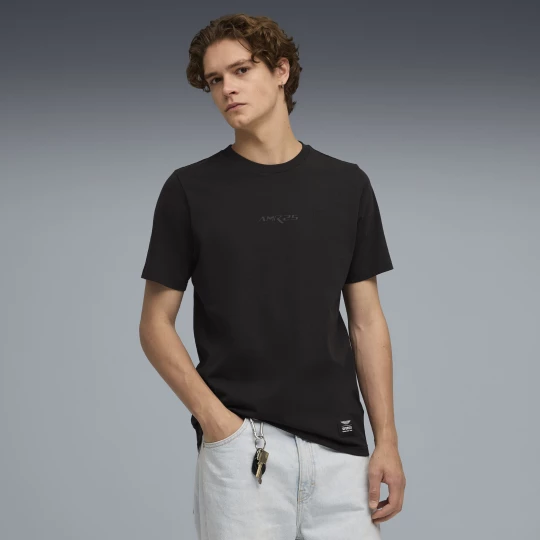 Foto van product PUMA x ASTON MARTIN ARAMCO F1Â® TEAM grafisch T-shirt voor Heren, Zwart