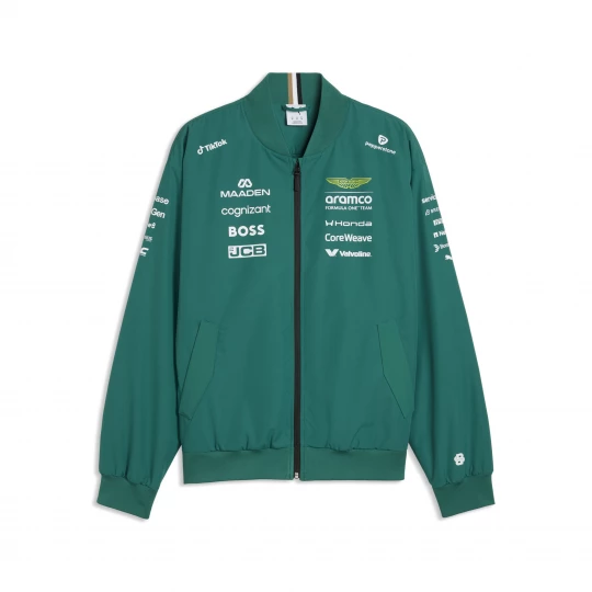 Foto van product PUMA x ASTON MARTIN ARAMCO F1Â® TEAM Replica bomberjack voor Heren, Groen