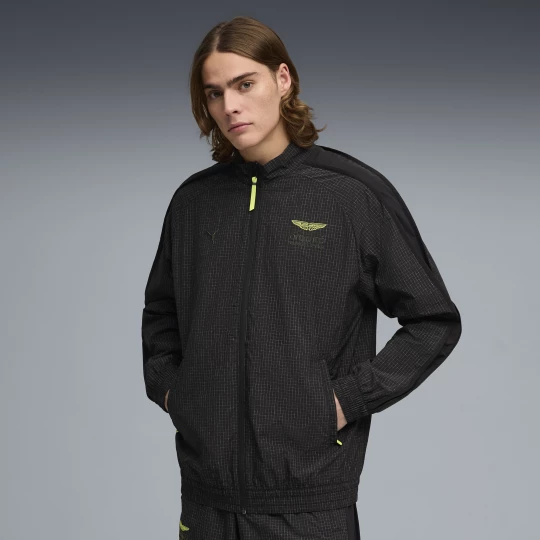 Foto van product PUMA x ASTON MARTIN ARAMCO F1Â® TEAM T7 trainingsjack voor Heren, Zwart