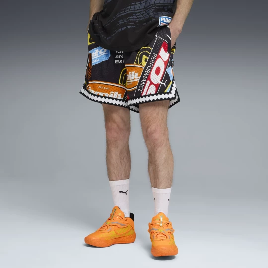 Foto van product PUMA x FAST & FURIOUS short van mesh voor Heren, Zwart