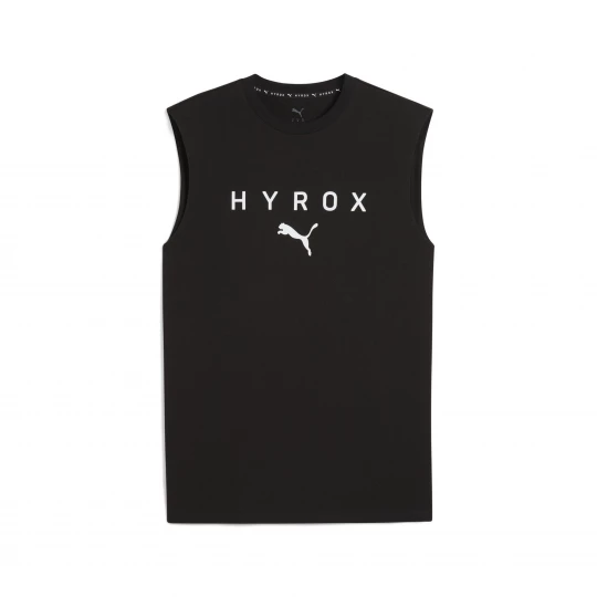 Foto van product PUMA x HYROX afgeknipte tanktop voor Heren, Zwart