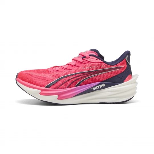 Foto van product PUMA x HYROX Deviate NITROâ¢ Elite 4 schoenen voor Dames, Roze / Wit