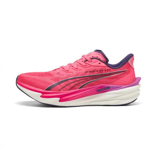 Foto van product PUMA x HYROX Deviate NITROâ¢ Elite 4 schoenen voor Heren, Roze / Wit
