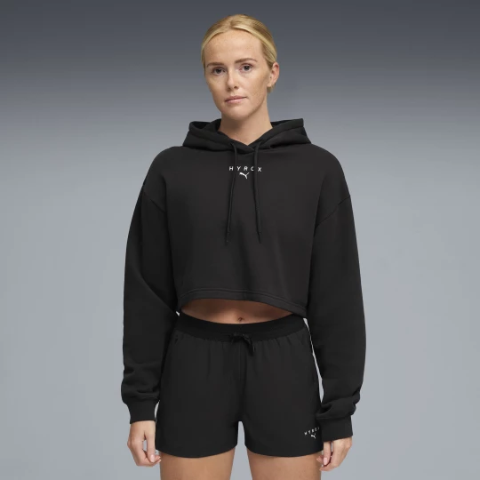 Foto van product PUMA x HYROX hoodie van zware kwaliteit voor Dames, Zwart